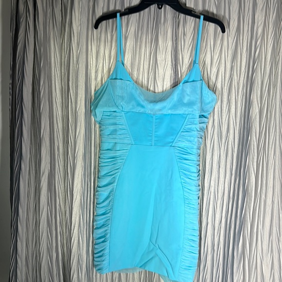 Dresses | Heiress Beverly Hills Aqua Blue Rouge And Corset Style | Poshmark